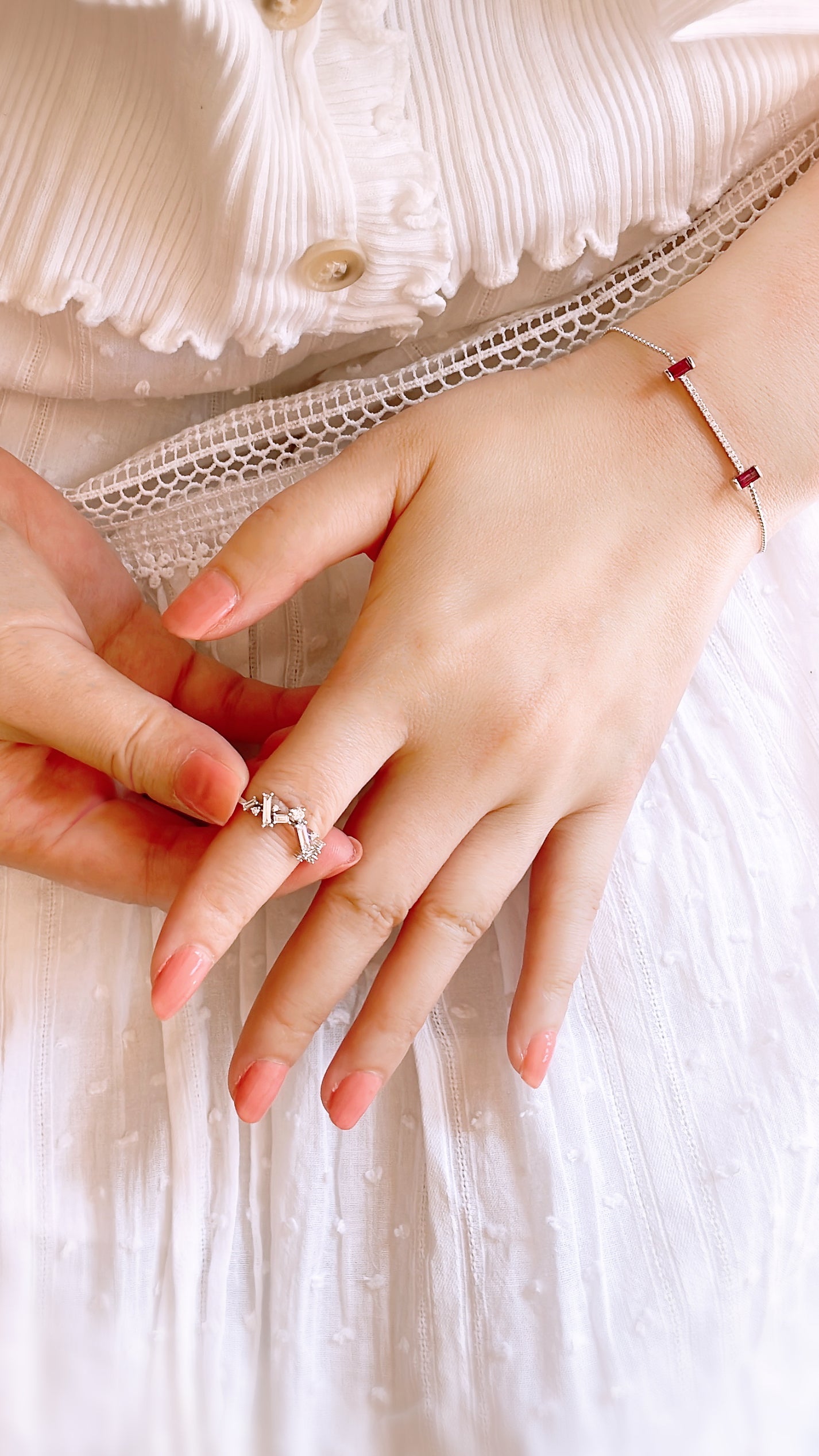 Ruby and Diamond Bracelet-WK3673