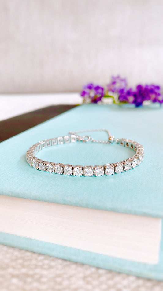 Diamond Tennis Bracelet-WK3784