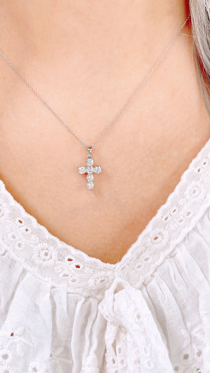 Diamond Cross Pendant-WK3777