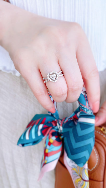 Heart Shape Diamond Ring-ZFO00021836