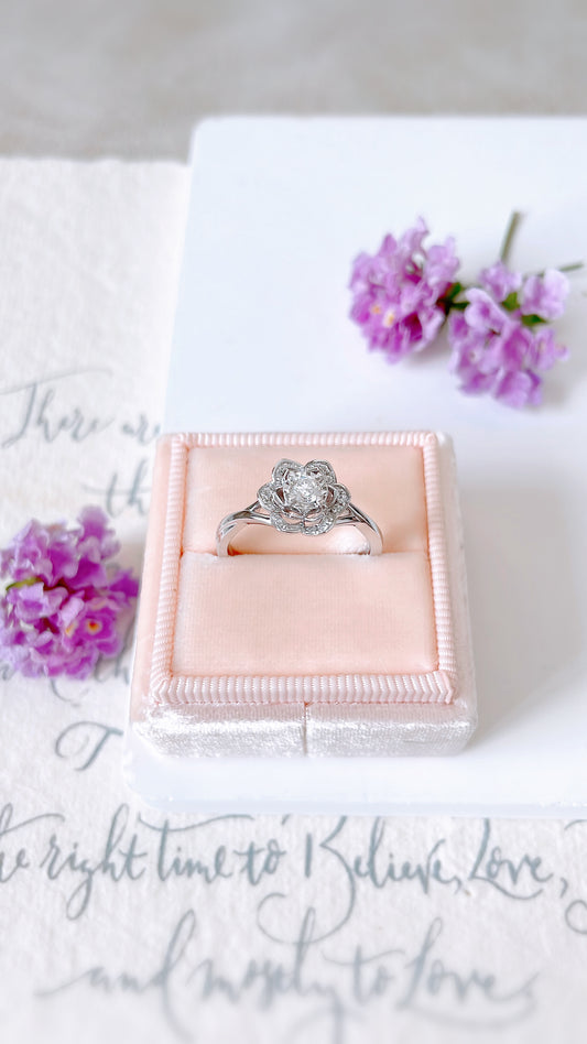 Camellia Diamond Ring-WK3770