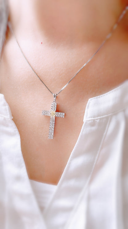 Diamond Cross Pendant-ZEO00005118