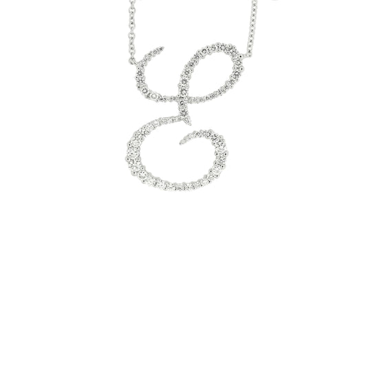 Love Letter E Necklace