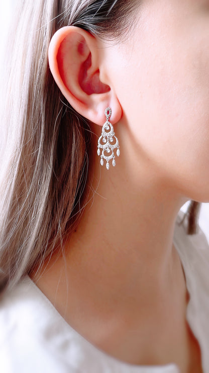 Chandelier Diamond Earrings-ZCO00002615