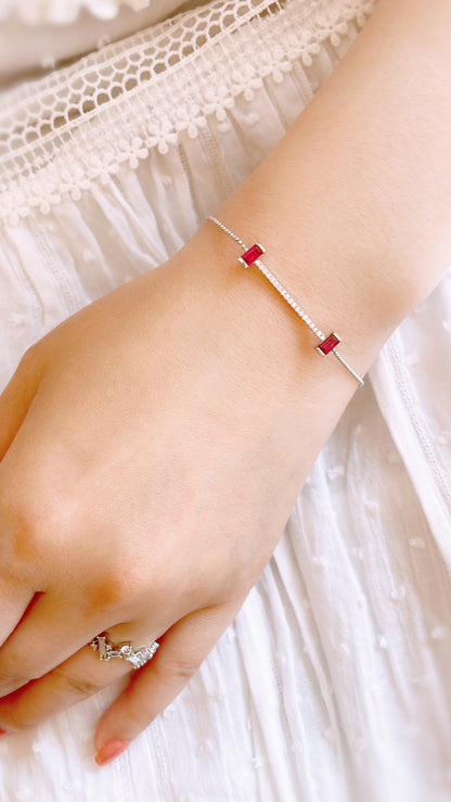 Ruby and Diamond Bracelet-WK3673