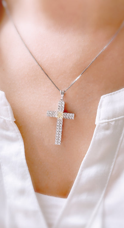 Diamond Cross Pendant-ZEO00005118