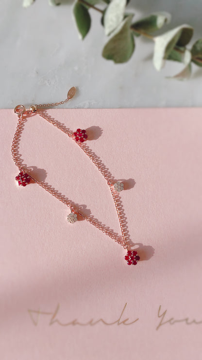 Ruby and Diamond Bracelet-WK3485