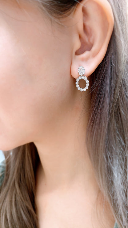 2 Ways Diamond Earrings-ZCO00010576