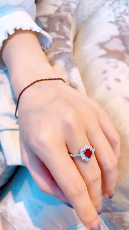 Ruby & Diamond Ring-BFO00002666