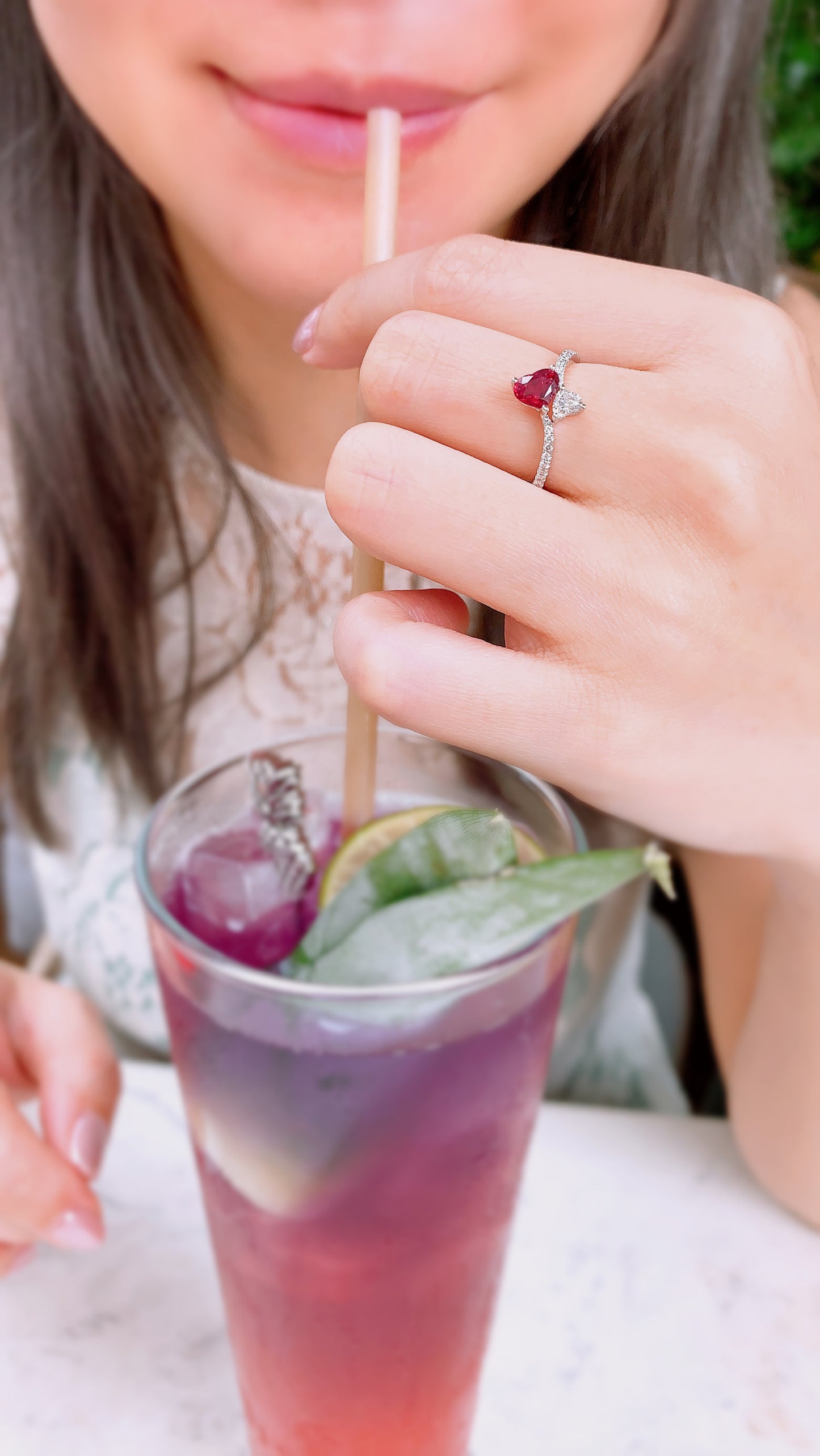 Ruby and Diamond Ring(WK3473)